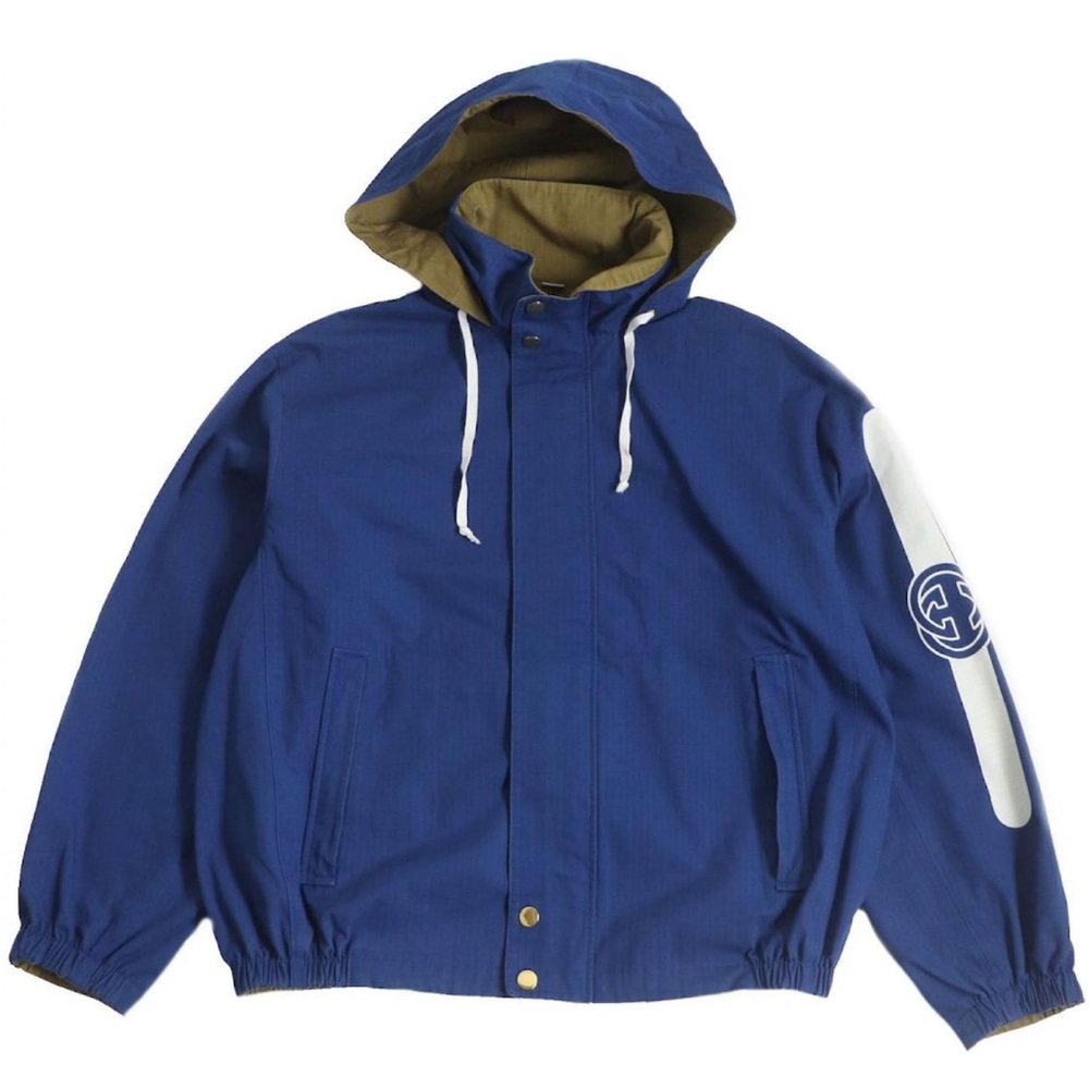 Gucci Hooded Men's Jacket Reversible perfect condition worn once